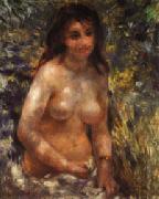 Auguste renoir Study Torso,Sunlight Effect oil